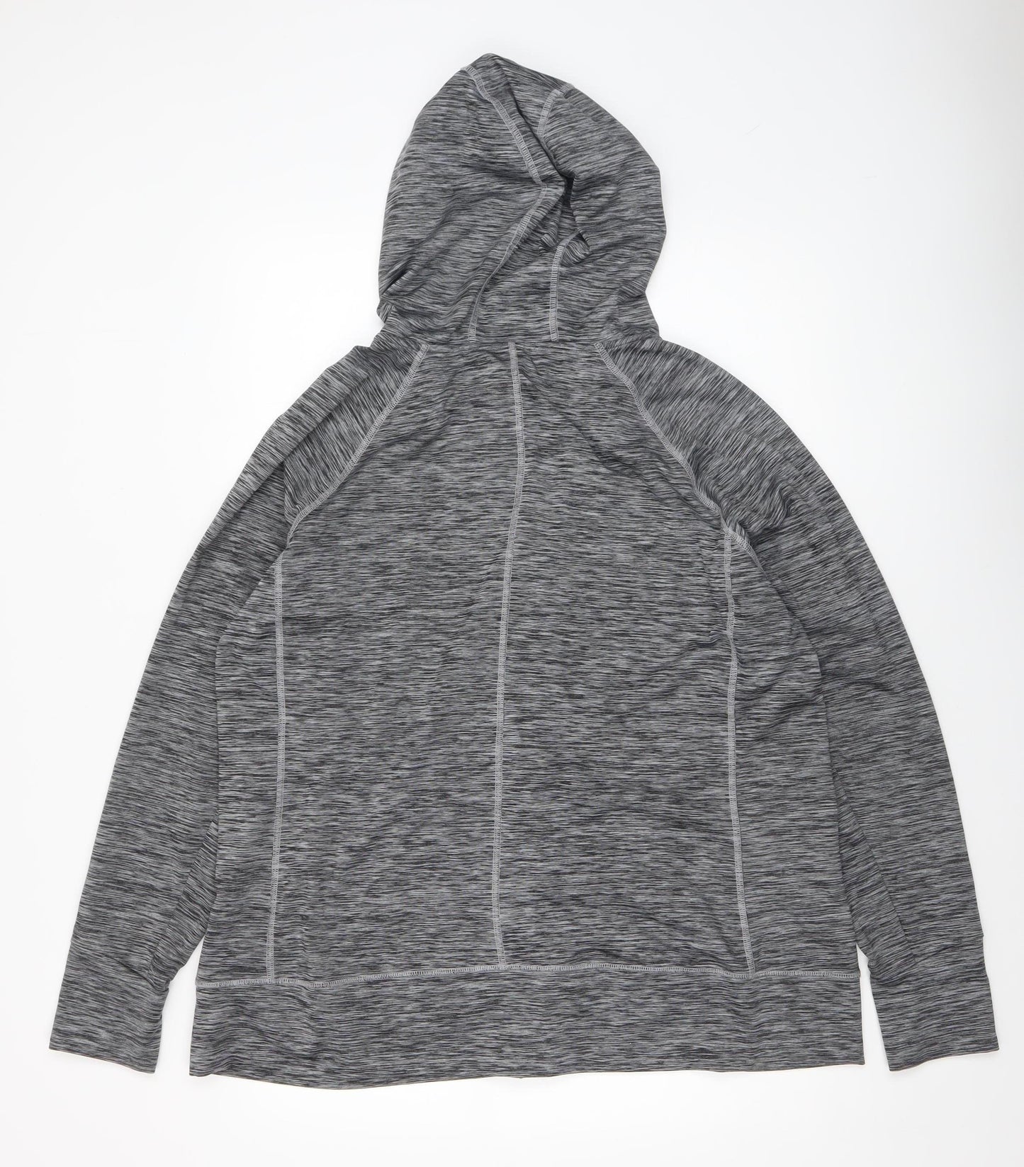 Matalan Womens Grey Full Zip Hoodie XL Polyester Blend