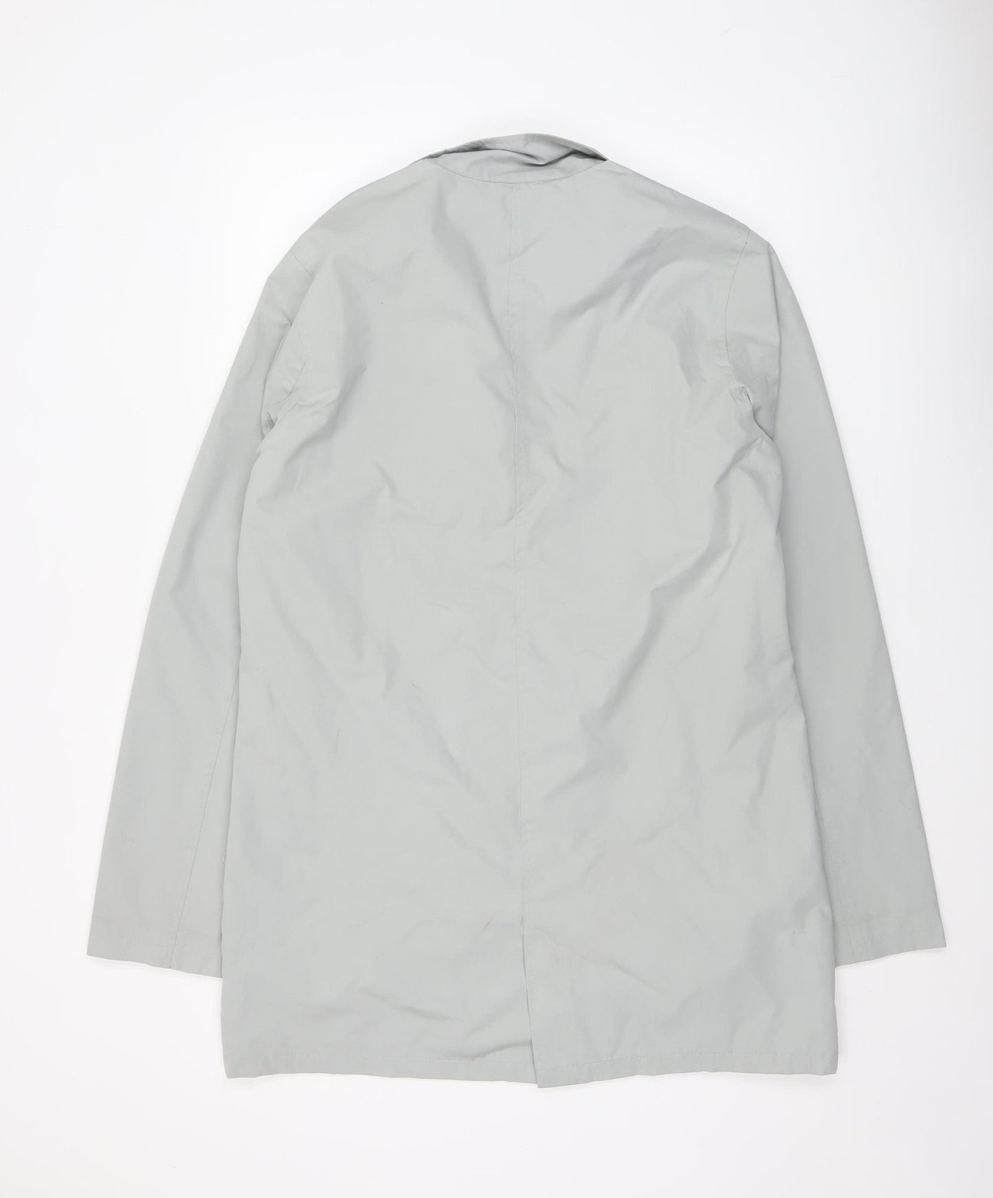 French Connection Women's Grey Mid-Length Rain Coat L