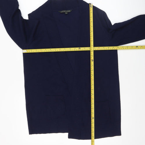 Bonmarché Women’s Blue Long Sleeve Open Knit Cardigan Size 14