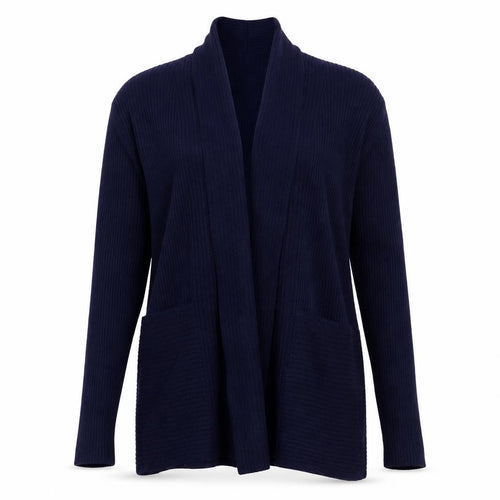 John Lewis Women's Blue Long Sleeve Knit Cardigan Size 8