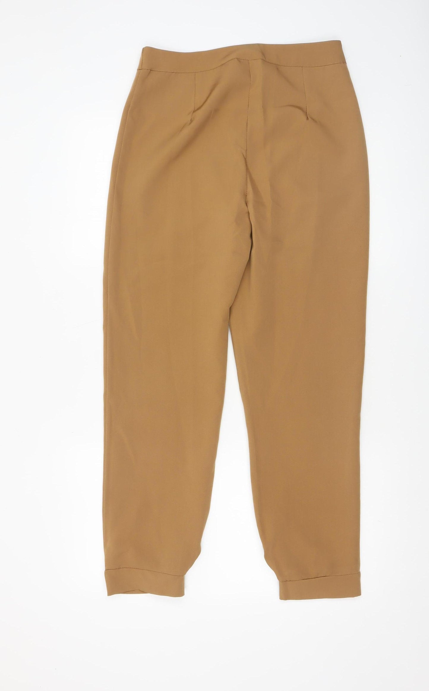 I Saw It First Women Brown Size 10 Slim Fit Tapered Trousers