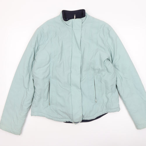 O'Neills Womens Green Size 12 Lined Full Zip Short Jacket