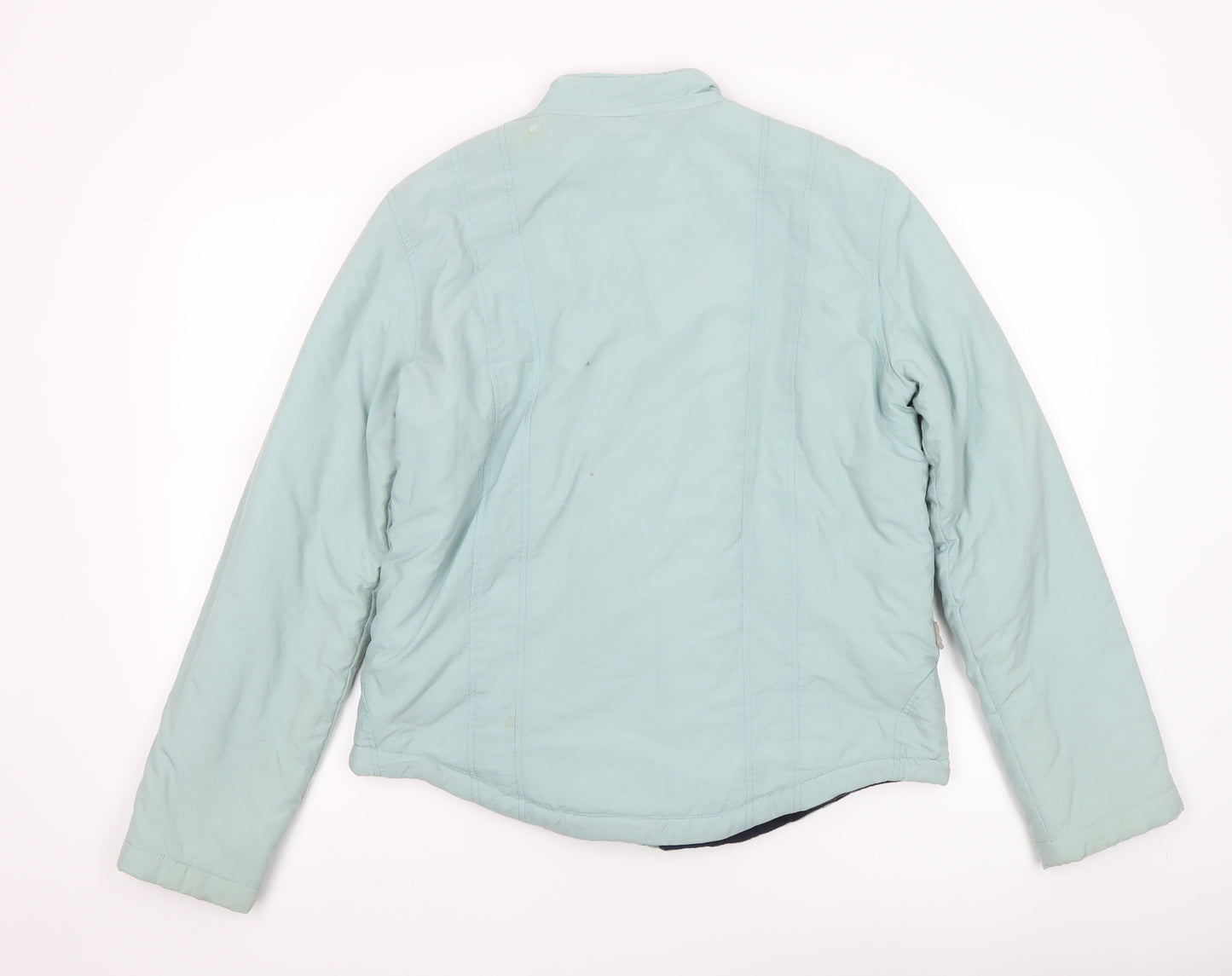O'Neills Womens Green Size 12 Lined Full Zip Short Jacket