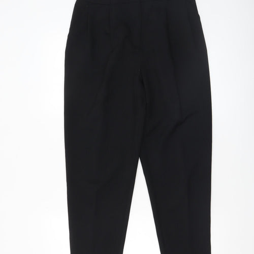 ASOS DESIGN Women’s Black Ankle Tapered Work Trousers UK 10