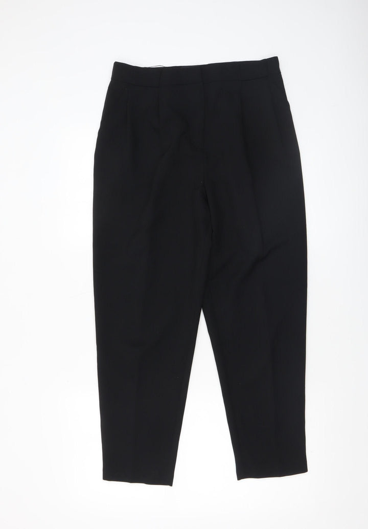 ASOS DESIGN Women’s Black Ankle Tapered Work Trousers UK 10