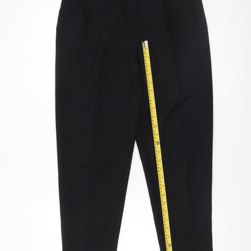 ASOS DESIGN Women’s Black Ankle Tapered Work Trousers UK 10