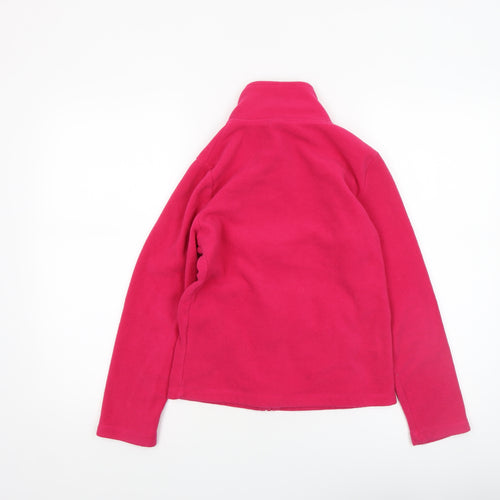 Gelert Girls Pink Fleece Full Zip Jacket 11-12 Years Outdoor Warm Top