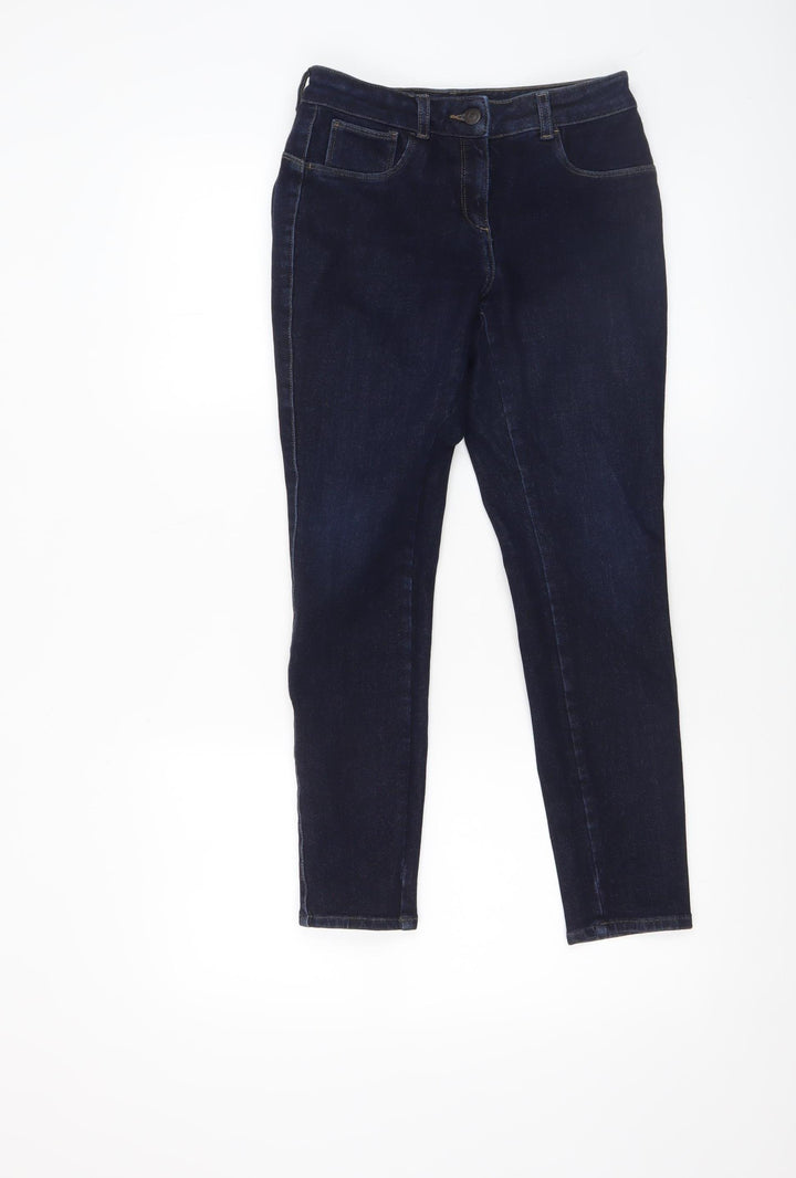 Next Women's Blue Skinny Jeans Size 10 Slim Fit Stretch Denim