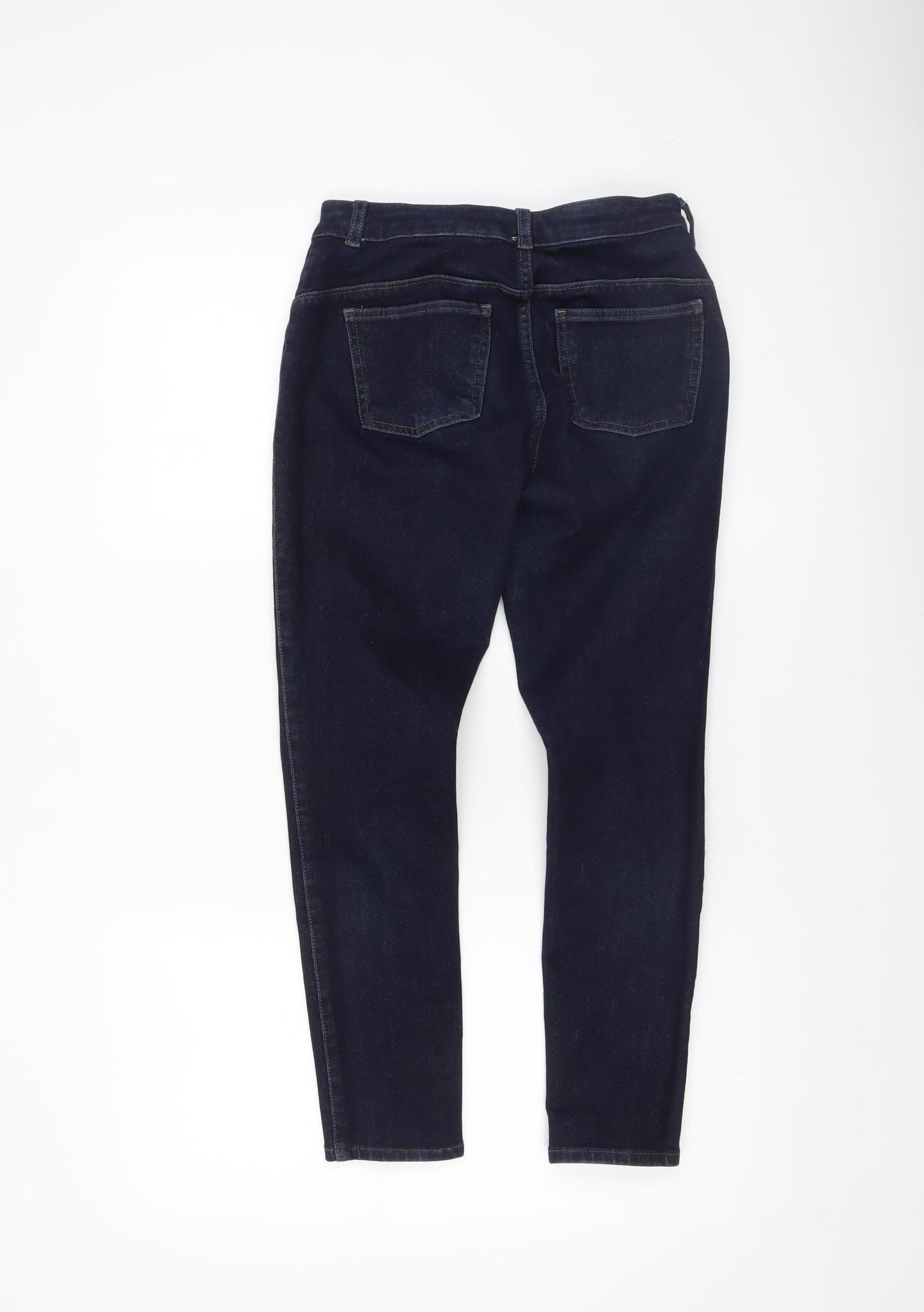 Next Women's Blue Skinny Jeans Size 10 Slim Fit Stretch Denim