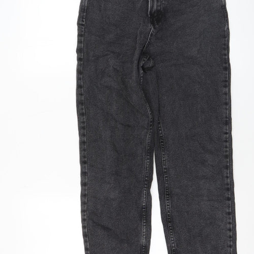 Stradivarius Women’s Black High Rise Mom Jeans Size 10 UK
