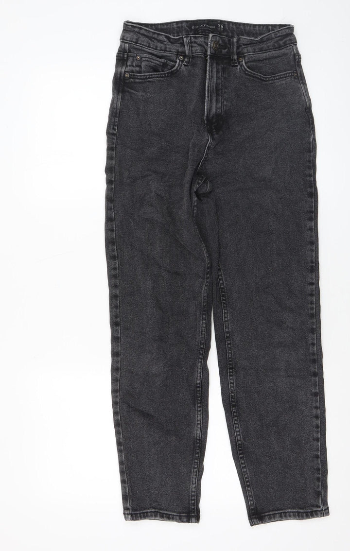 Stradivarius Women’s Black High Rise Mom Jeans Size 10 UK