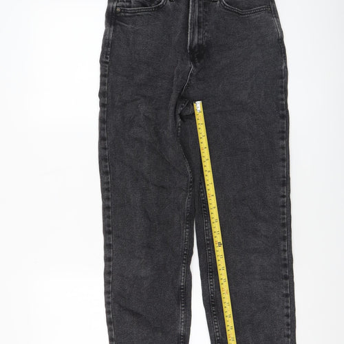 Stradivarius Women’s Black High Rise Mom Jeans Size 10 UK