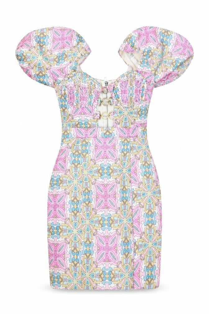 Missguided Petite Women’s Multicoloured Size 6 Bodycon Short Dress