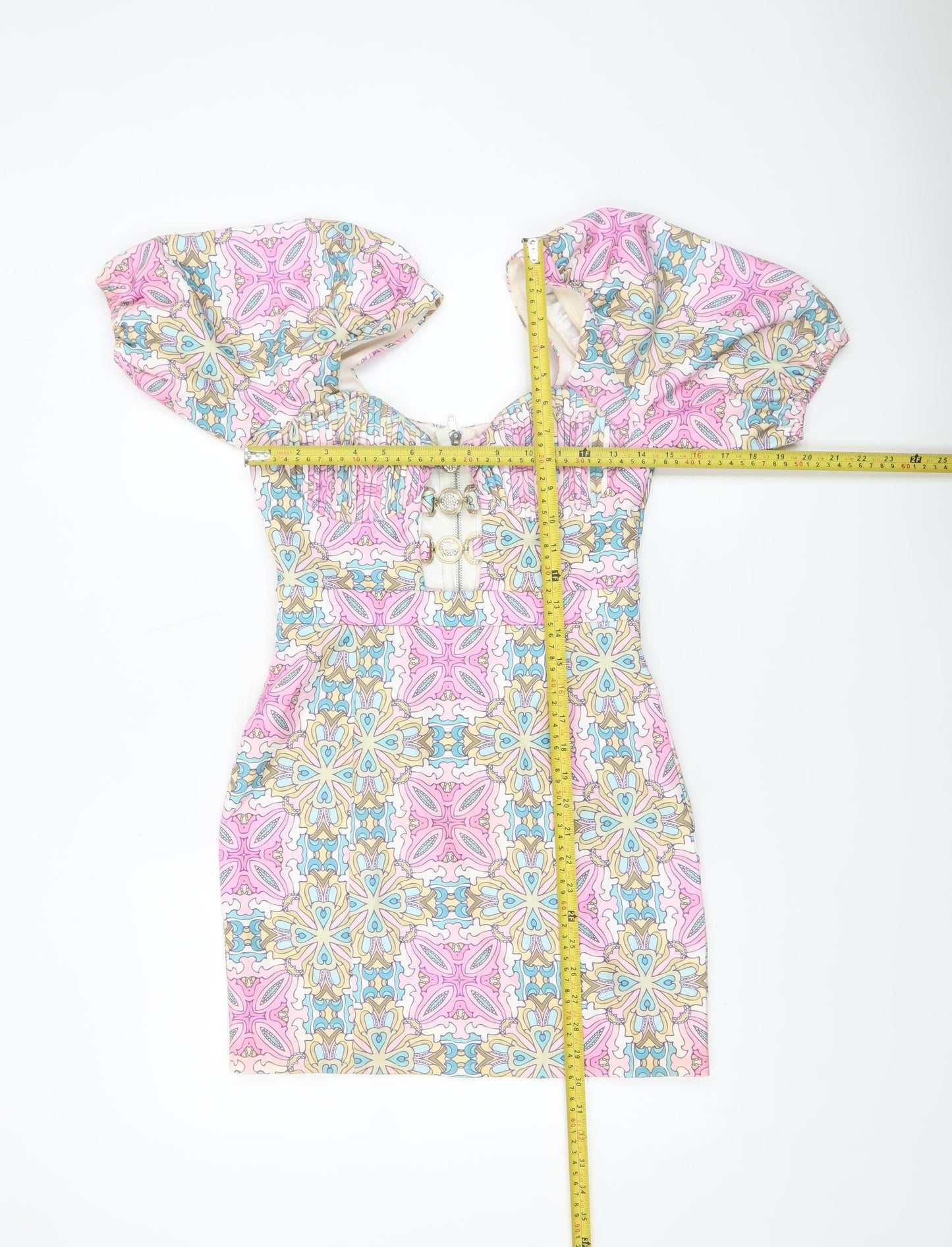 Missguided Petite Women’s Multicoloured Size 6 Bodycon Short Dress