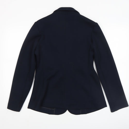 Dunnes Women’s Navy Classic Blazer Small Single-Breasted Jacket