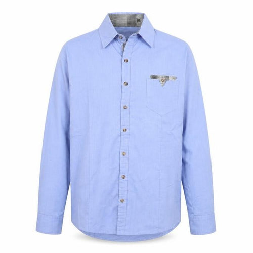 Dablju by Jiniy Men’s Blue Long Sleeve 2XL Button-Up Shirt