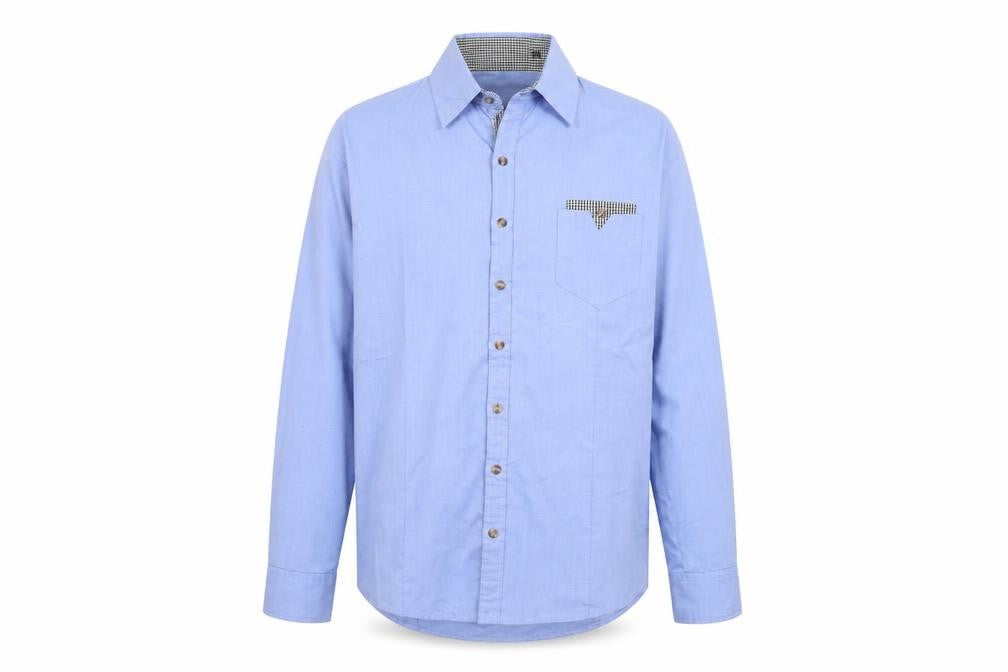 Dablju by Jiniy Men’s Blue Long Sleeve 2XL Button-Up Shirt
