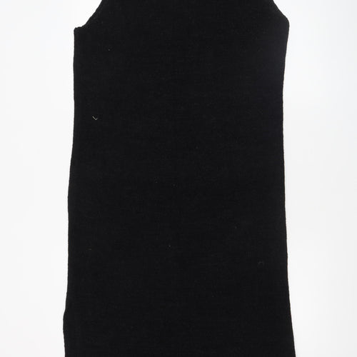 Threadbare Women’s Black Sleeveless Knit Midi Bodycon Dress Size 14