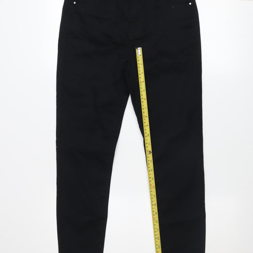 Dunnes Stores Women's Black Skinny Jeans Size 10 Regular Denim