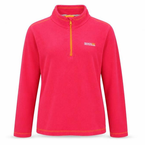 Regatta Girls Pink Fleece 1/4 Zip Pullover Sweatshirt Size 4XL