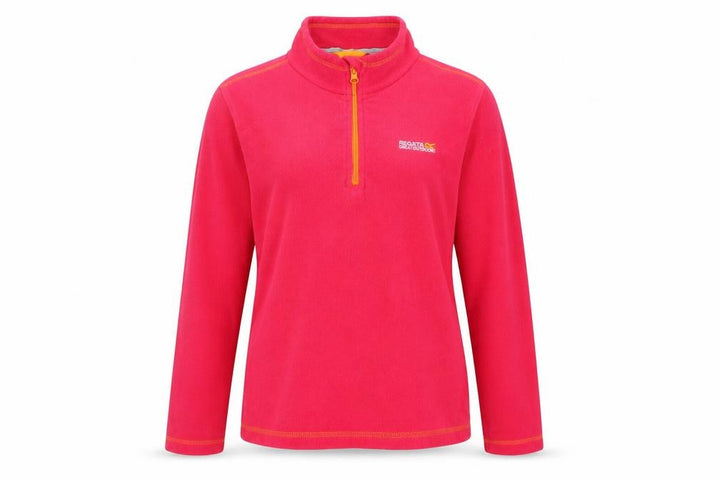 Regatta Girls Pink Fleece 1/4 Zip Pullover Sweatshirt Size 4XL
