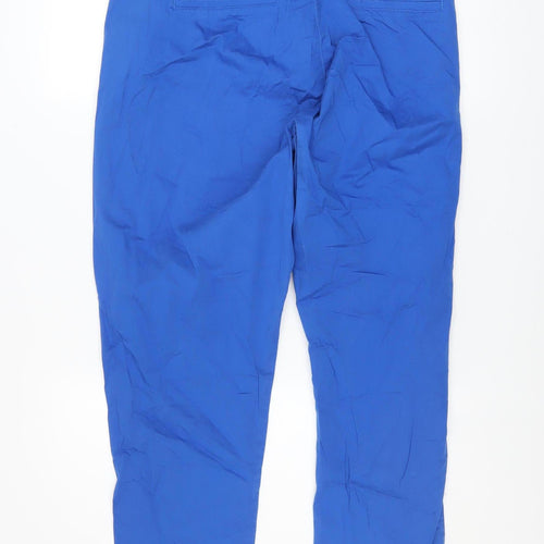 Red Herring Women’s Blue Chino Trousers Size 16 Regular Cotton Blend