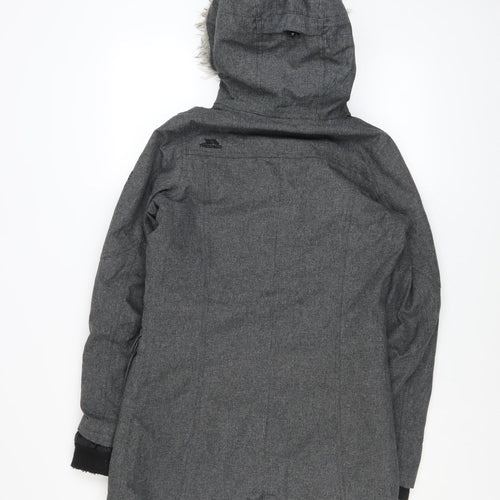 Trespass Men's Grey XS Waterproof Hooded Parka Coat