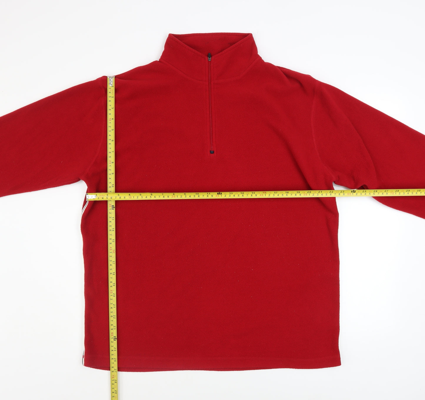 Peter Storm Men’s Red Fleece 1/4 Zip Pullover Sweatshirt Size L