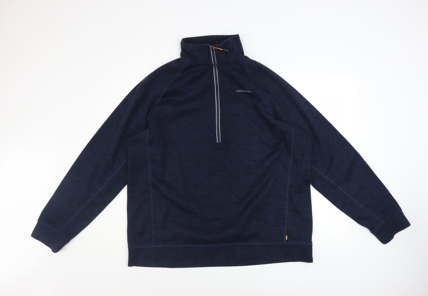 Craghoppers Men's Blue XL Fleece 1/2 Zip Pullover Sweatshirt