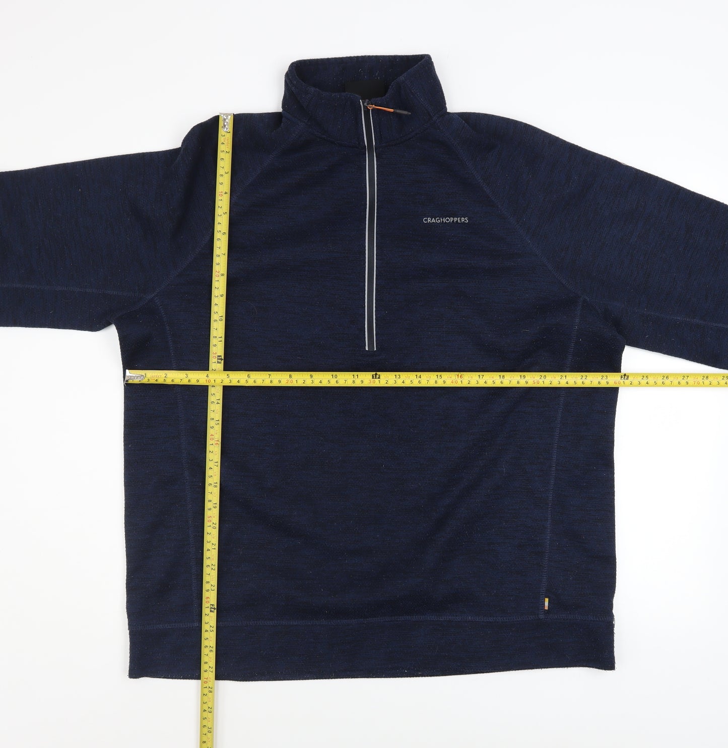Craghoppers Men's Blue XL Fleece 1/2 Zip Pullover Sweatshirt