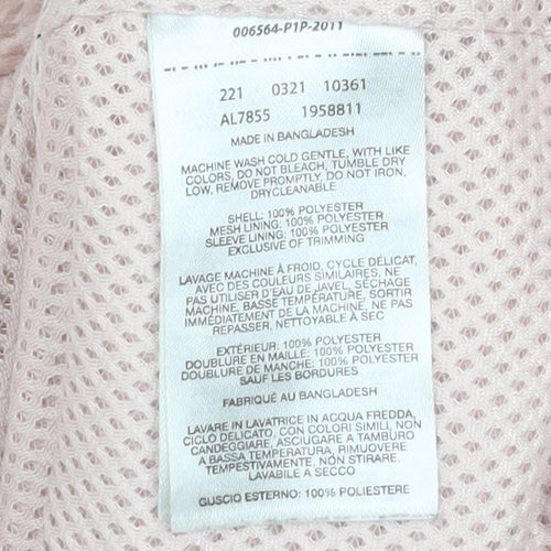 Columbia Women Pink Fleece Pullover Hoodie L Soft Warm Plush Top