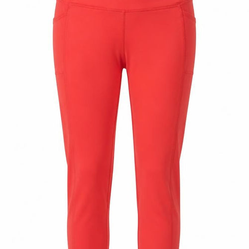 Gottex Women Red Capri Leggings Size M Stretch Activewear