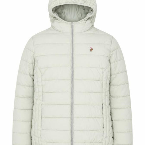 U.S. Polo Assn. Women's Green Size 14 Hooded Puffer Jacket