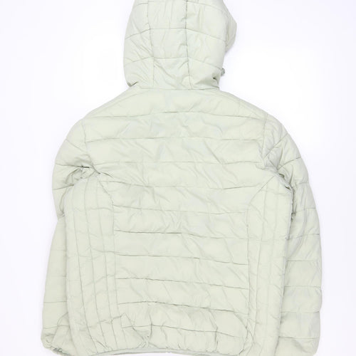 U.S. Polo Assn. Women's Green Size 14 Hooded Puffer Jacket