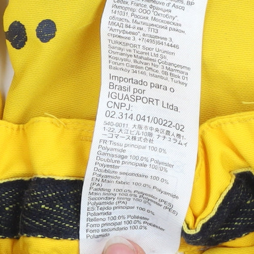 Wed'ze Boys Yellow Waterproof Ski Snow Pants 6 Years Winter Trousers