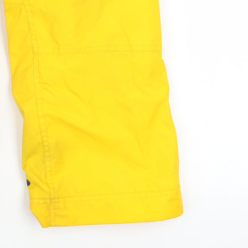 Wed'ze Boys Yellow Waterproof Ski Snow Pants 6 Years Winter Trousers
