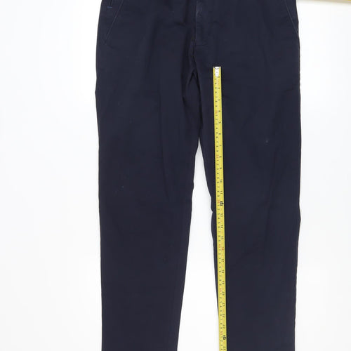 Remus Uomo Men's Navy Blue Slim Fit Chino Trousers 34S