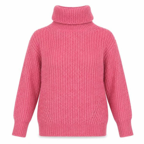 Marks and Spencer Autograph Womens Pink Roll Neck Mohair Jumper Size 6