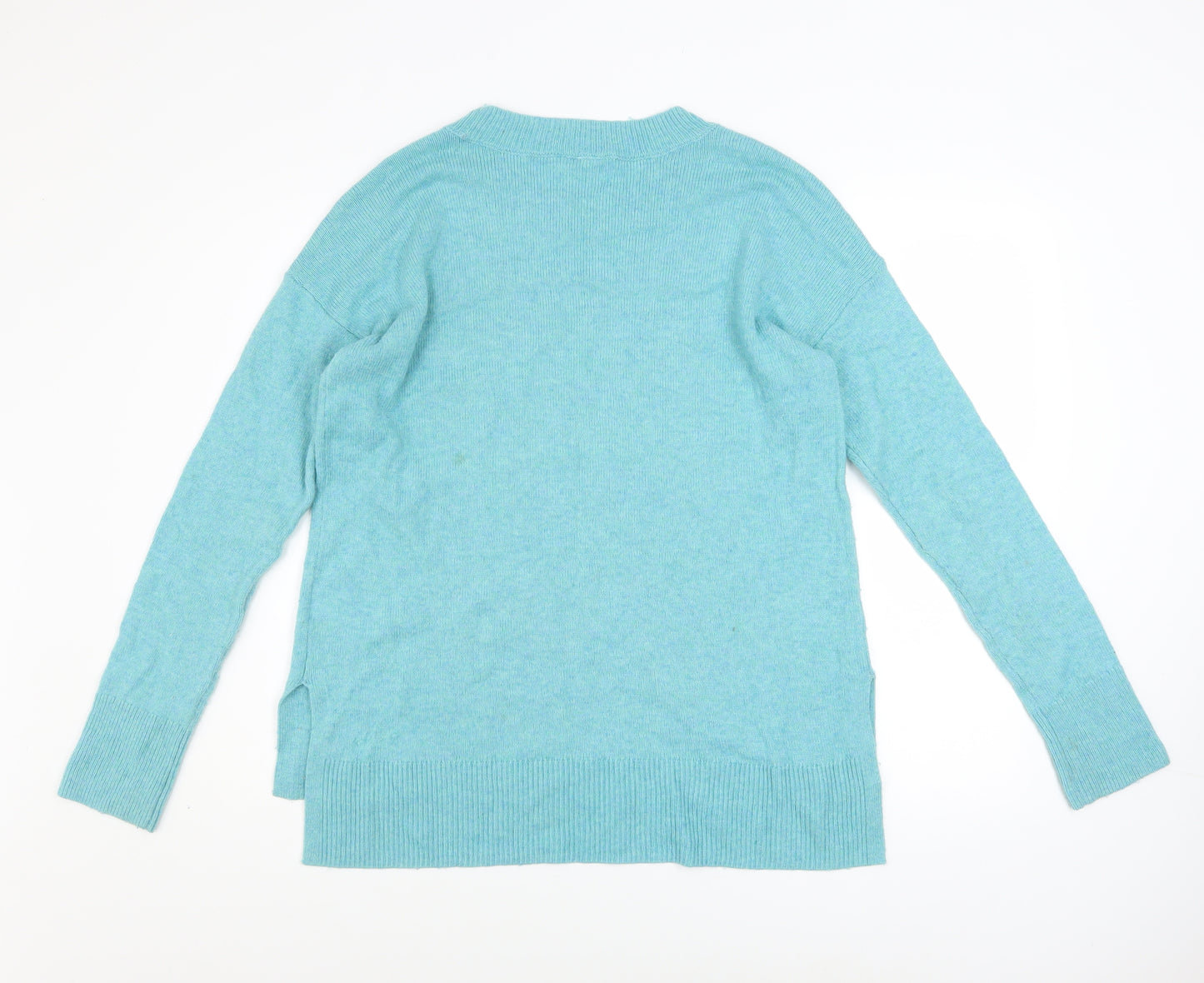 GAP Women’s Blue Crew Neck Wool Blend Knit Jumper Size M