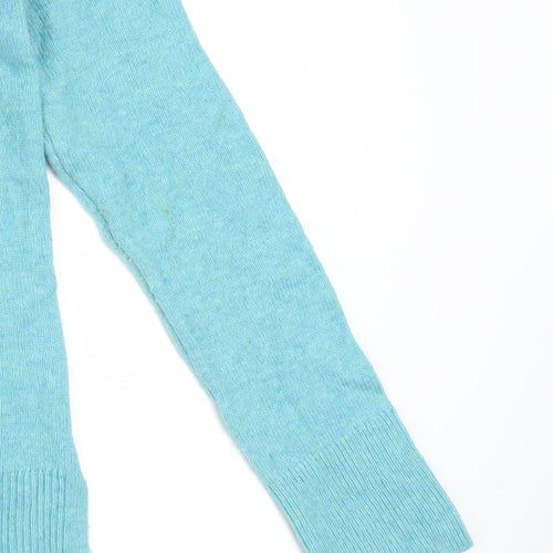 GAP Women’s Blue Crew Neck Wool Blend Knit Jumper Size M