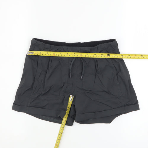 Ivivva by Lululemon Womens Black Size 12 Biker Activewear Shorts