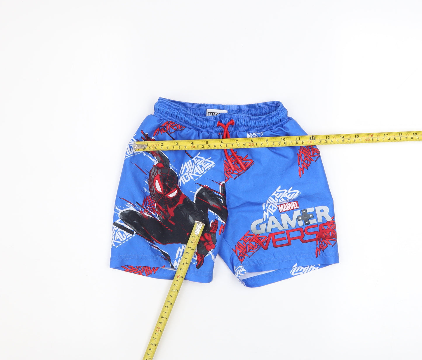 Marvel Boys Blue Spider-Man Swim Shorts 5-6 Years Quick Dry Lined