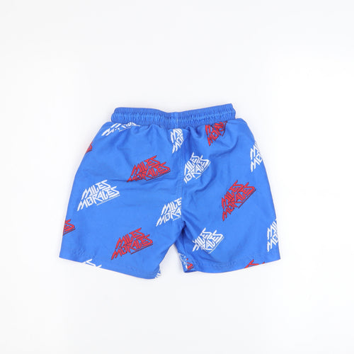 Marvel Boys Blue Spider-Man Swim Shorts 5-6 Years Quick Dry Lined