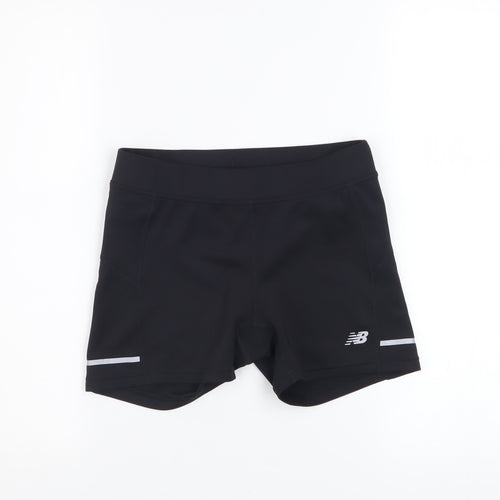 New Balance Womens Black Small Compression Running Shorts