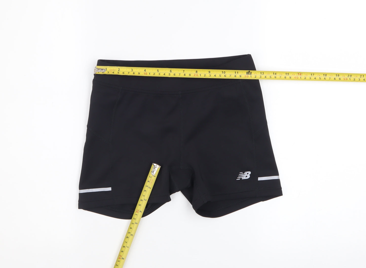 New Balance Womens Black Small Compression Running Shorts