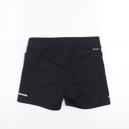 New Balance Womens Black Small Compression Running Shorts
