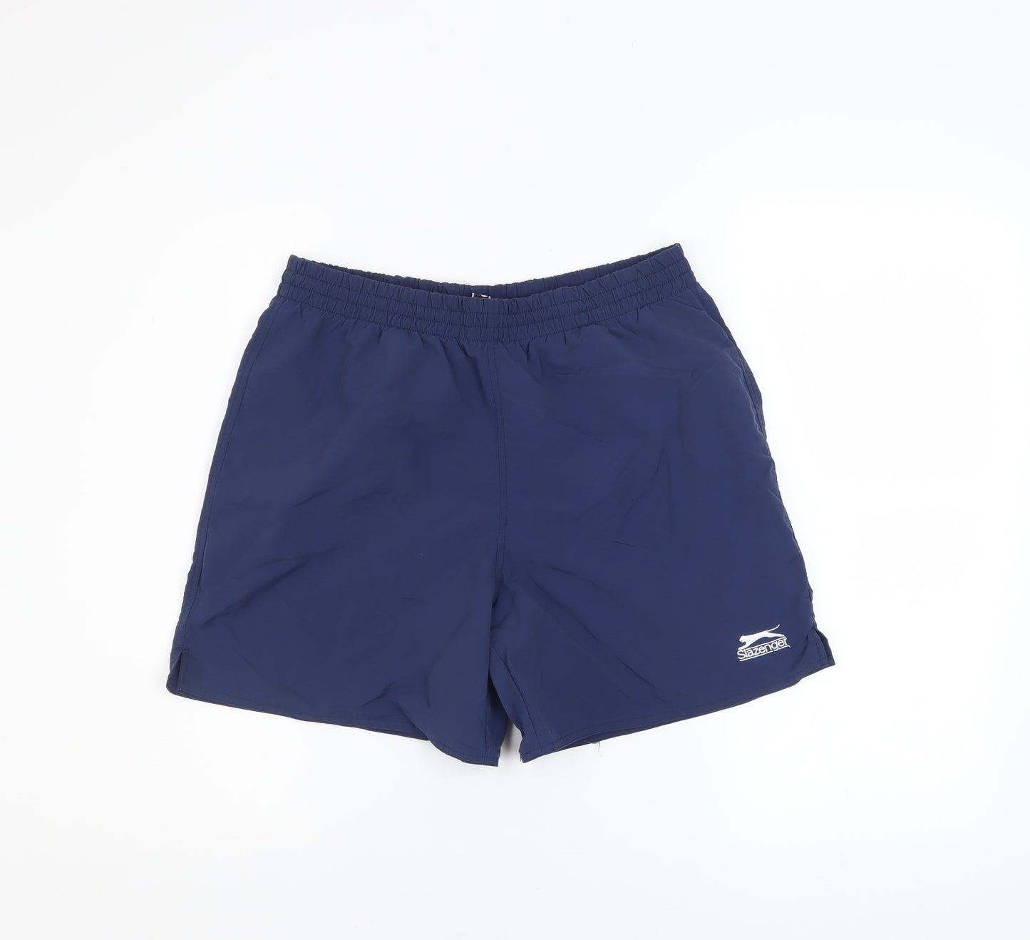 Slazenger Men's Navy Blue Athletic Shorts Size S Lightweight Nylon