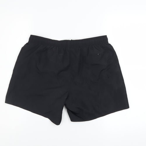 Emporio Armani EA7 Men's Black Athletic Shorts Size M Elastic Waist Quick Dry