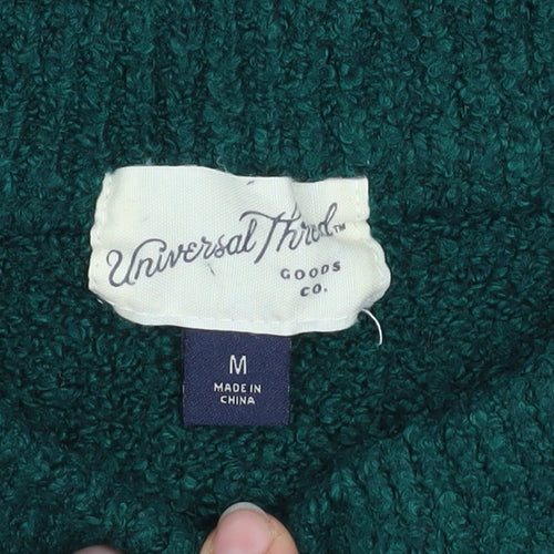 Universal Thread Women's Green Knit Pullover Jumper Size M