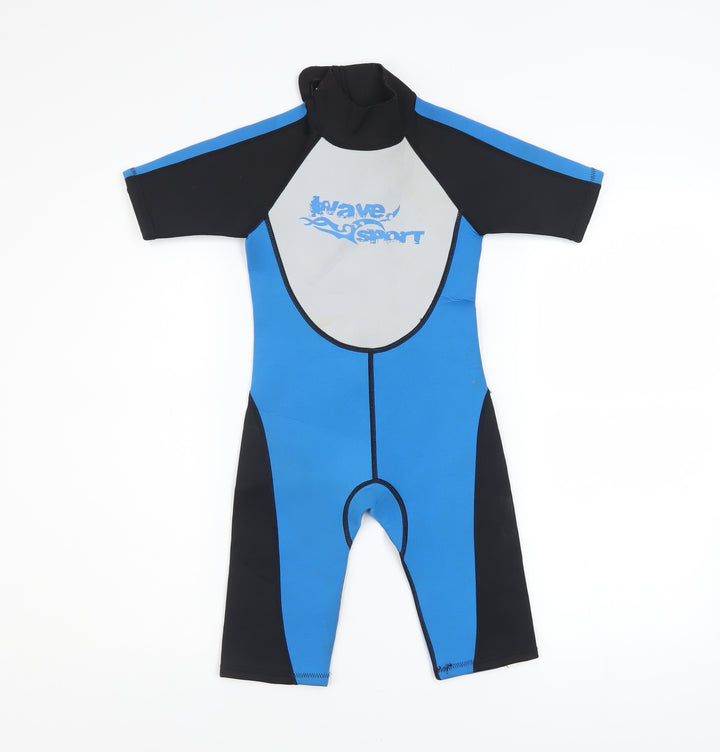 St. Bernard Boys Blue Short Sleeve Wetsuit 6 Years Sports Beachwear